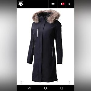 Brand New with Tags: Women's Descente Black Winter Parka, Size 8